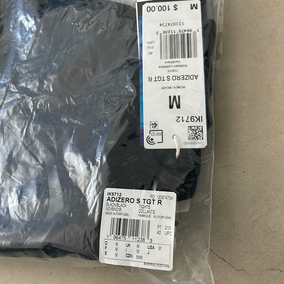 NWT Adidas Adizero Control Running Short Leggings, size Medium - Picture 5 of 6